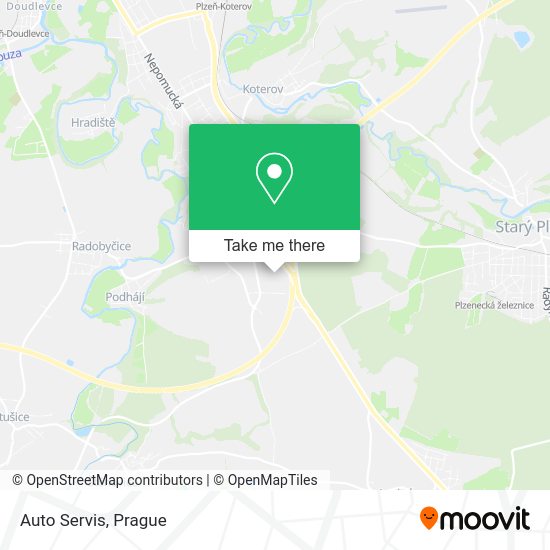 Auto Servis map