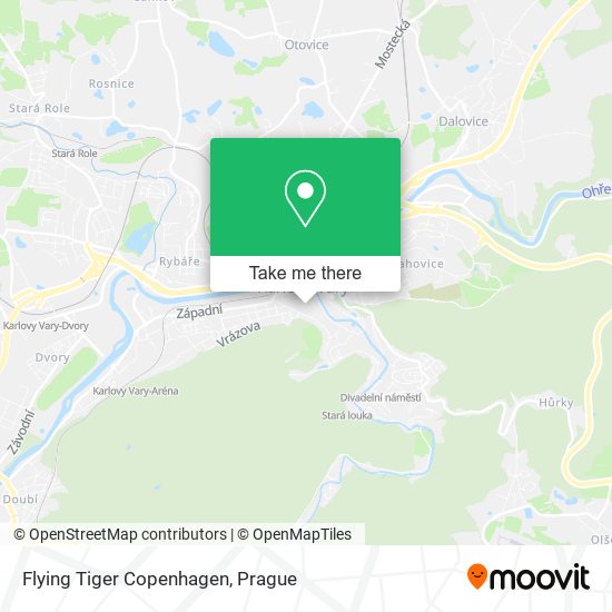 Flying Tiger Copenhagen map