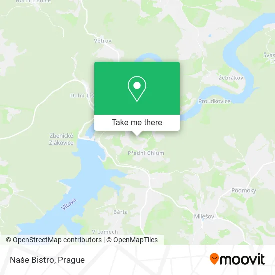 Карта Naše Bistro