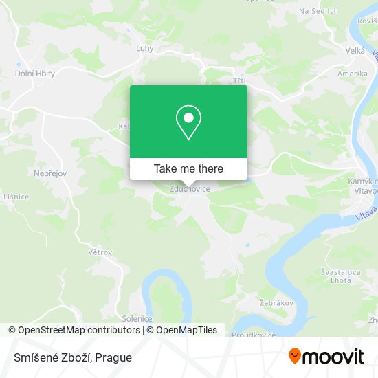 Smíšené Zboží map