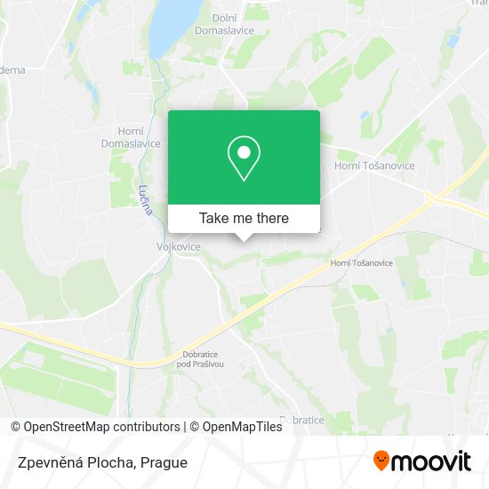 Zpevněná Plocha map