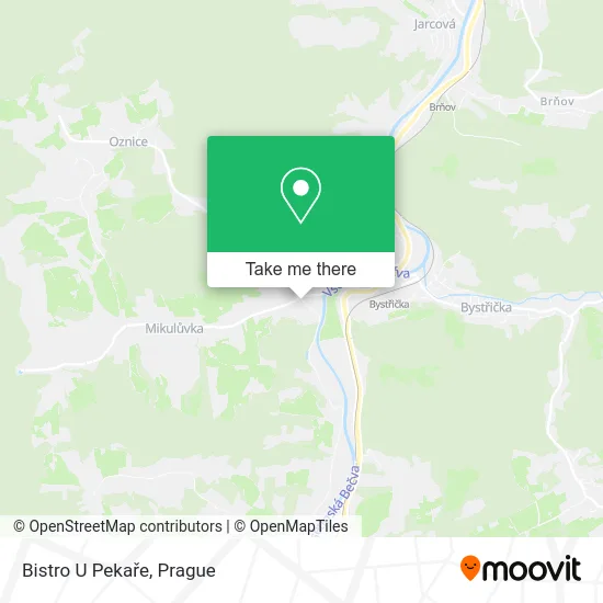 Карта Bistro U Pekaře