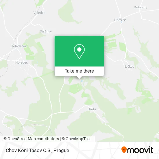 Карта Chov Koní Tasov O.S.