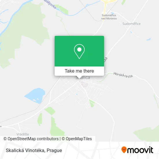 Карта Skalická Vinotéka