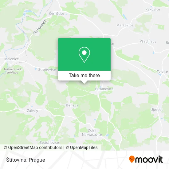 Карта Štítovina