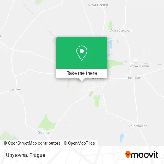 Карта Ubytovna