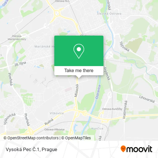 Карта Vysoká Pec Č.1