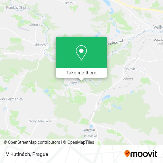 Карта V Kutinách
