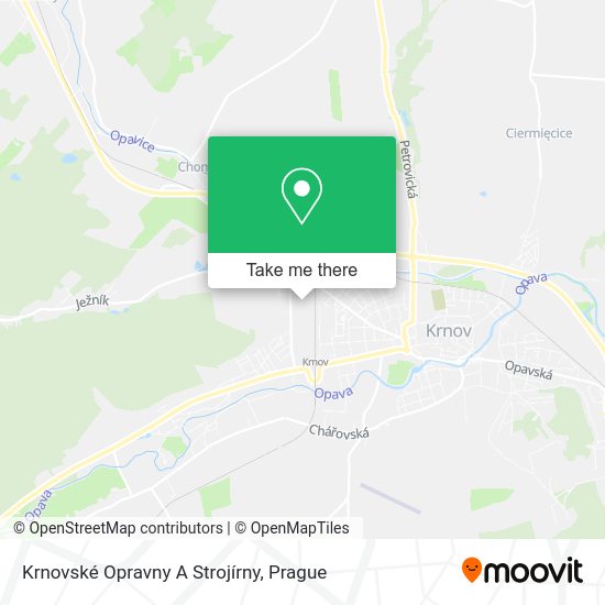 Krnovské Opravny A Strojírny map