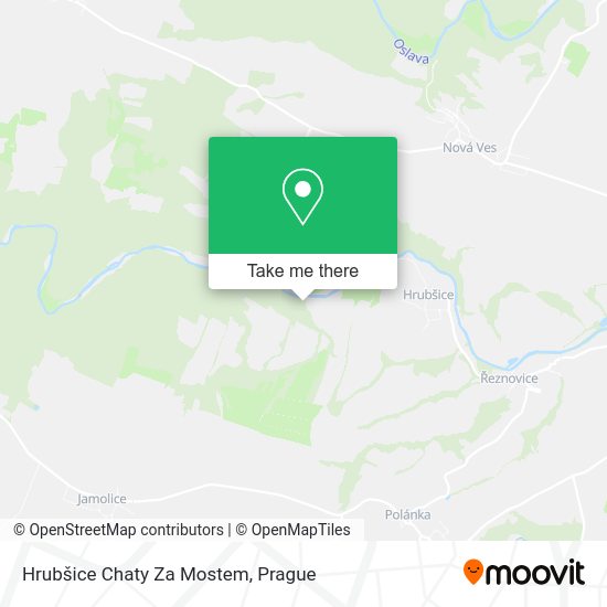 Hrubšice Chaty Za Mostem map