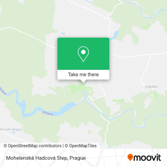 Mohelenská Hadcová Step map