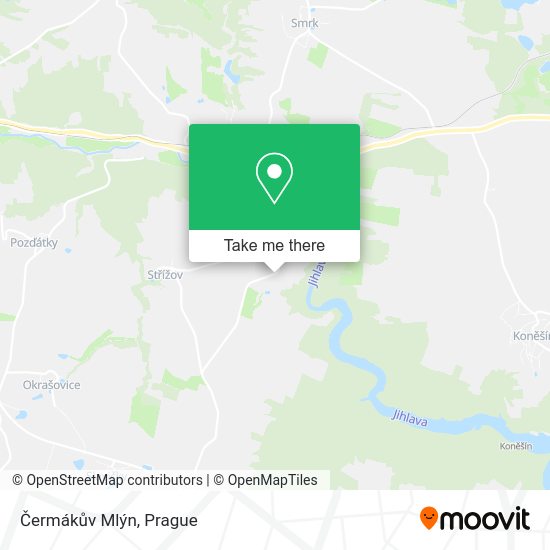 Čermákův Mlýn map