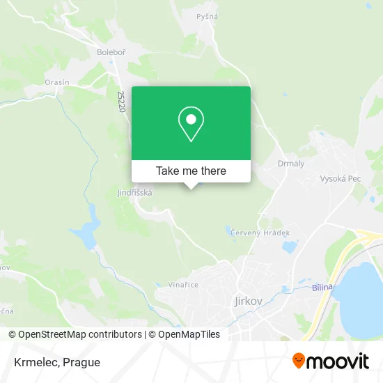 Карта Krmelec