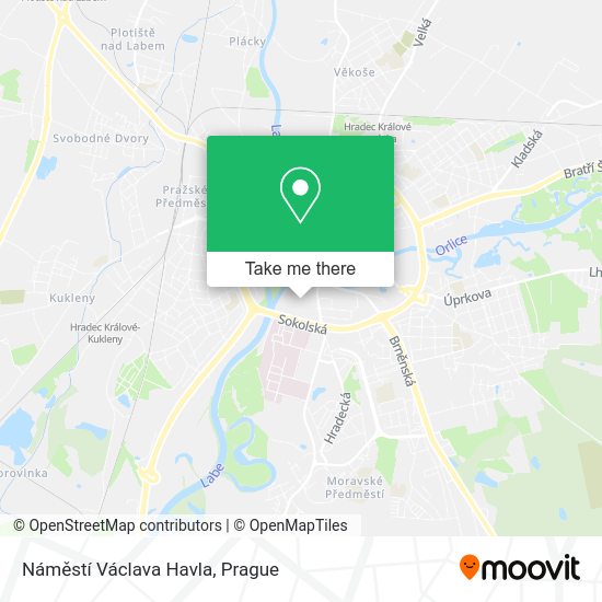 Náměstí Václava Havla map