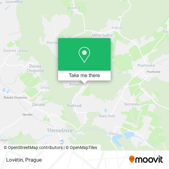 Lovětín map