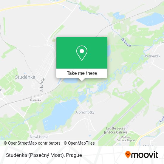 Studénka (Pasečný Most) map