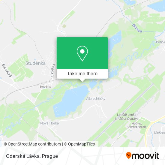 Oderská Lávka map