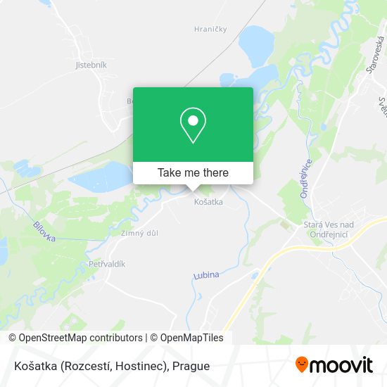 Košatka (Rozcestí, Hostinec) map