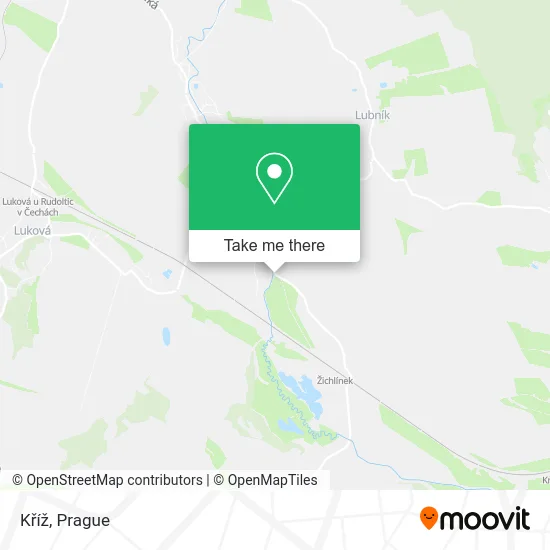 Карта Kříž