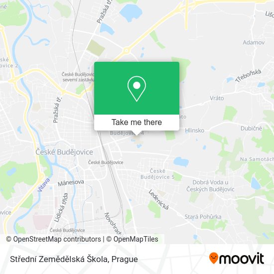 Střední Zemědělská Škola map