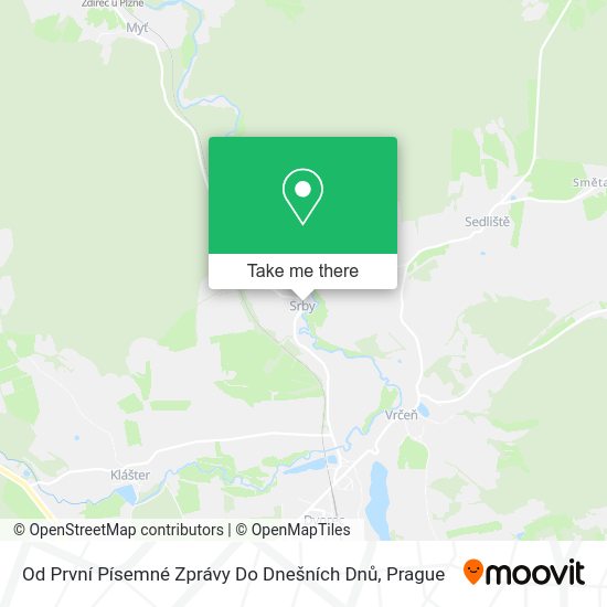 Od První Písemné Zprávy Do Dnešních Dnů map