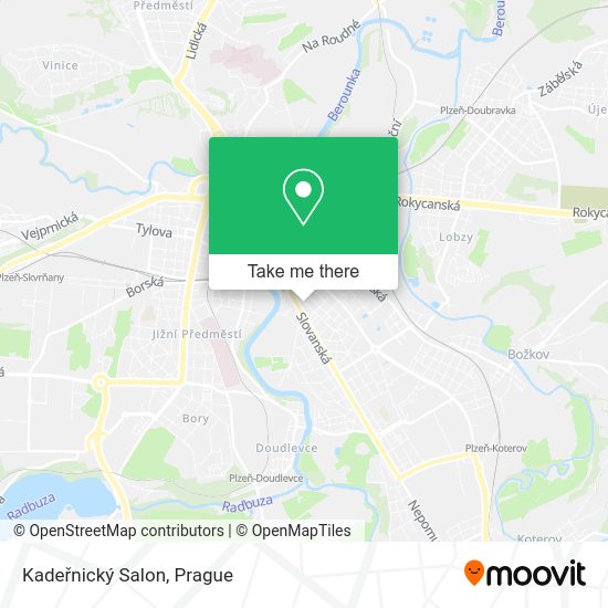 Kadeřnický Salon map