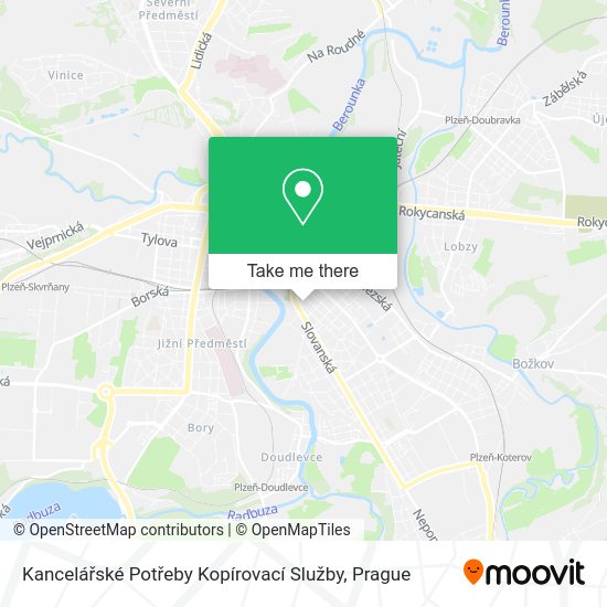 Kancelářské Potřeby Kopírovací Služby map