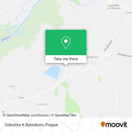 Odbočka K Rybníkom map
