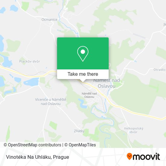 Vinotéka Na Uhláku map