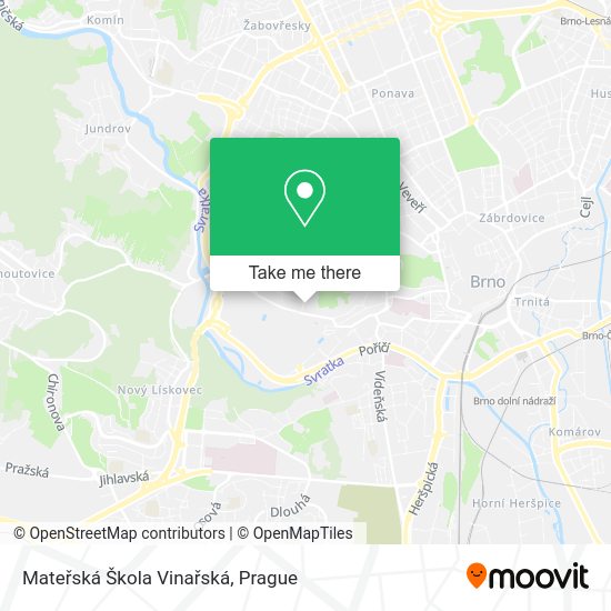 Mateřská Škola Vinařská map