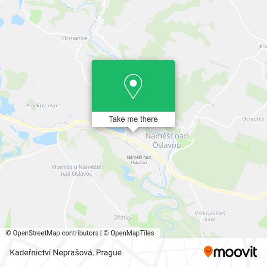Kadeřnictví Neprašová map