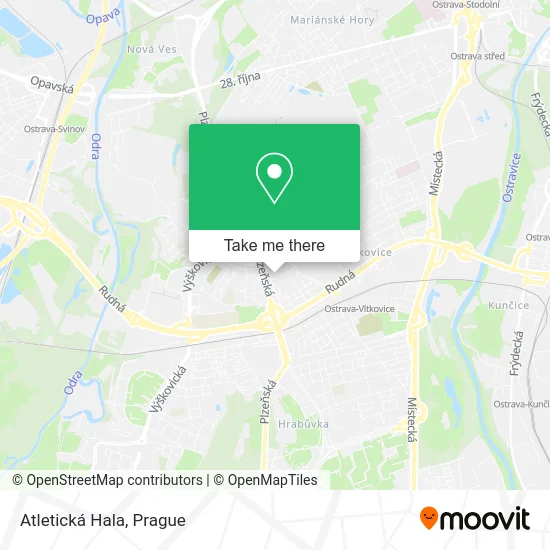 Карта Atletická Hala
