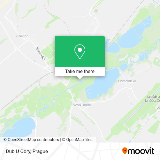 Карта Dub U Odry