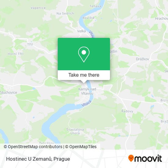 Hostinec U Zemanů map