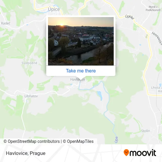 Карта Havlovice