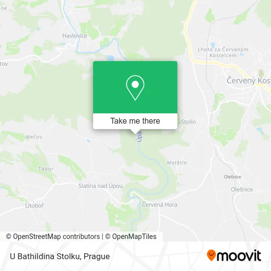 Карта U Bathildina Stolku