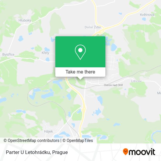 Карта Parter U Letohrádku