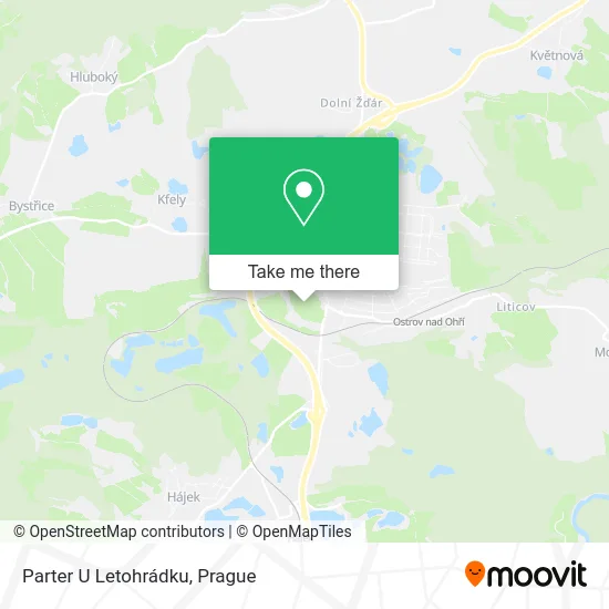 Карта Parter U Letohrádku