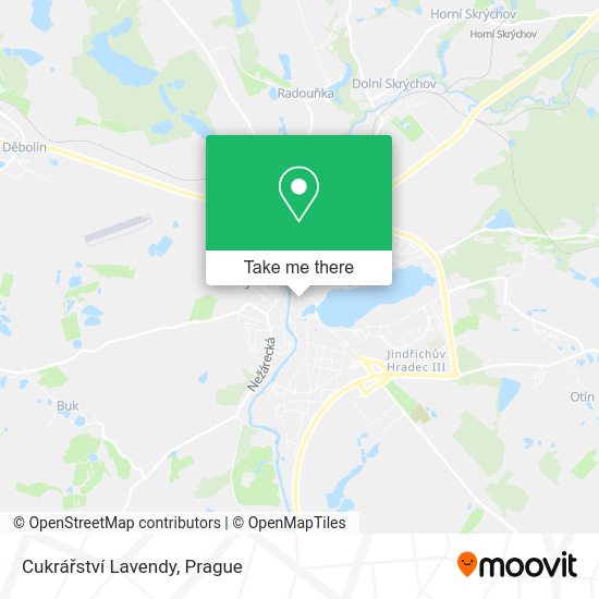 Cukrářství Lavendy map