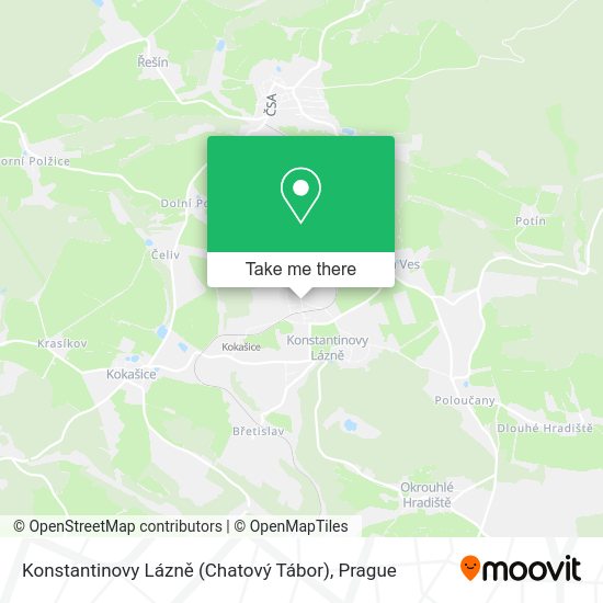 Konstantinovy Lázně (Chatový Tábor) map