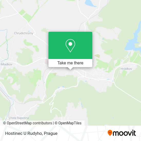 Карта Hostinec U Rudyho