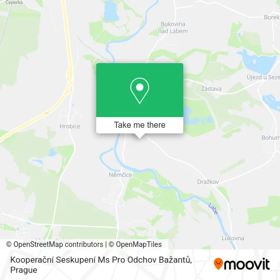 Карта Kooperační Seskupení Ms Pro Odchov Bažantů