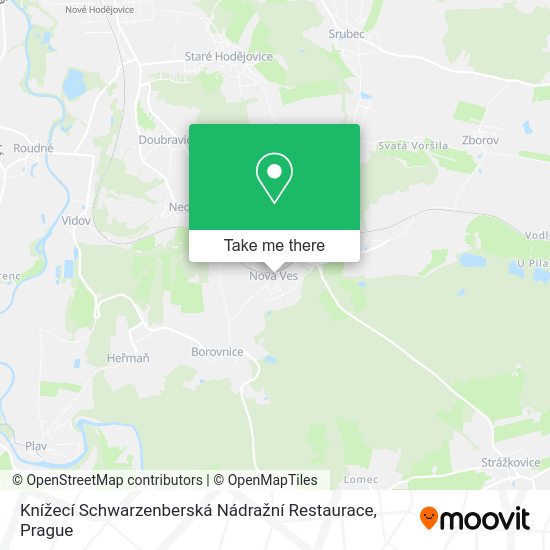 Knížecí Schwarzenberská Nádražní Restaurace map