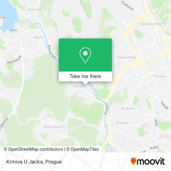Krmiva U Jacka map
