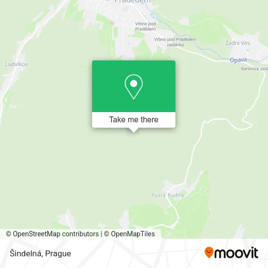 Карта Šindelná