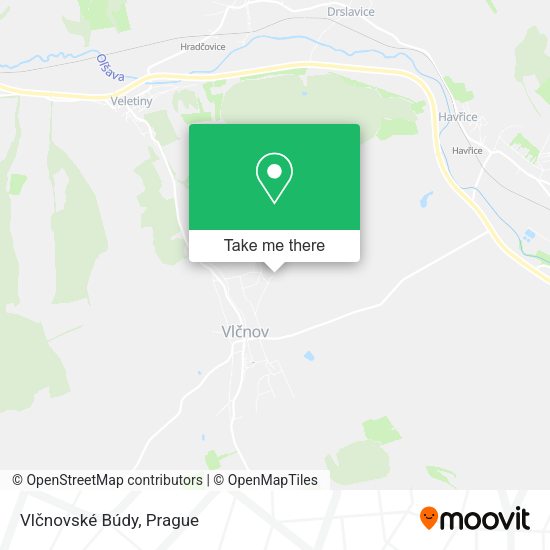 Vlčnovské Búdy map