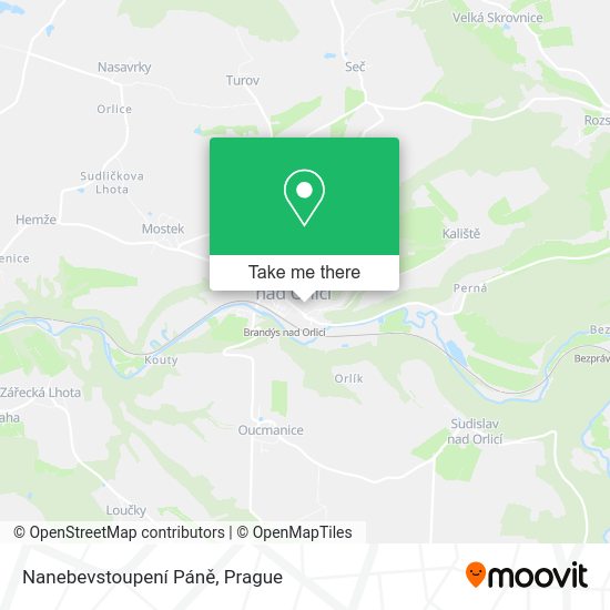 Nanebevstoupení Páně map
