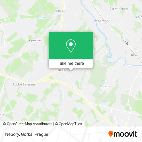 Карта Nebory, Gorka