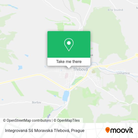 Integrovaná Sš Moravská Třebová map