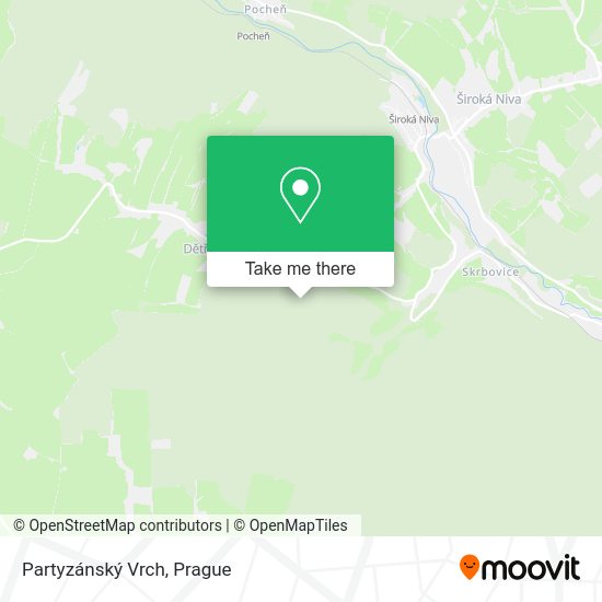Partyzánský Vrch map